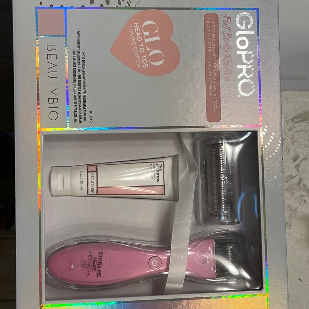 GloPRO Full Body Microneedling Regeneration facial tool & body microtip